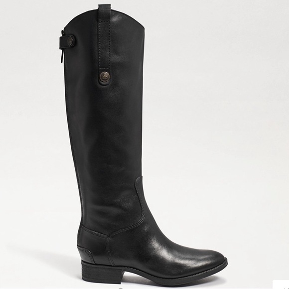 SAM EDELMAN • Penny Tall Leather Riding Boots • Women’s - Picture 4 of 16